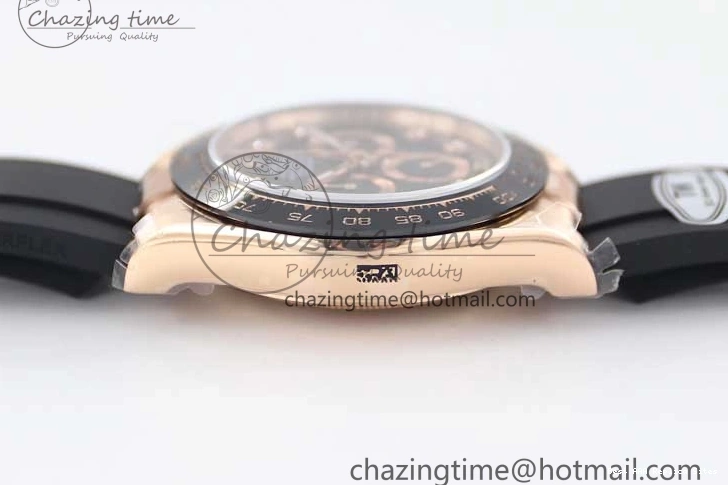 Good Copy Rolex Watches Strap TWF 904L 2416 Diamonds RG on 116515 A  Steel Best HighQuality RG Black Dial Daytona Edition Oysterflex 1:1 0114